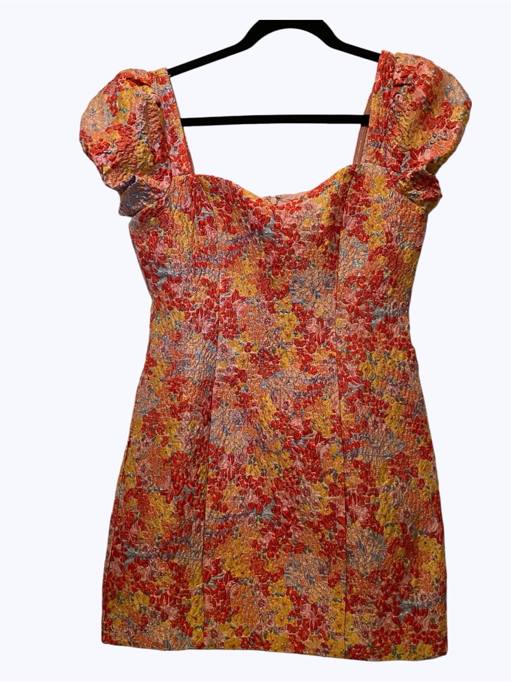 Lulu's Bright Embroidered Floral Dress